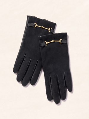 Maria Leather & Suede Gloves