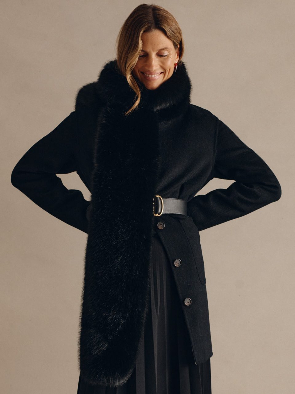 Tacey Faux Fur Scarf