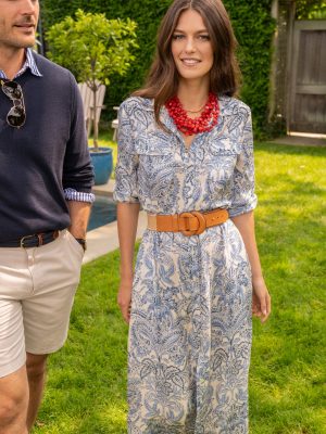 Freda Dress in Paisley Flourish