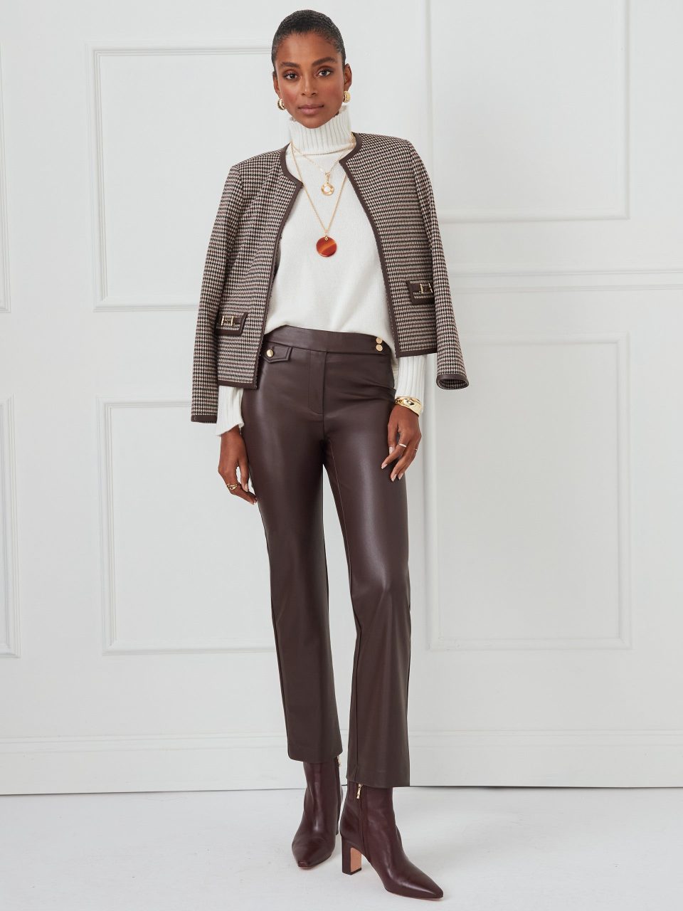 Anisa Vegan Leather Pants