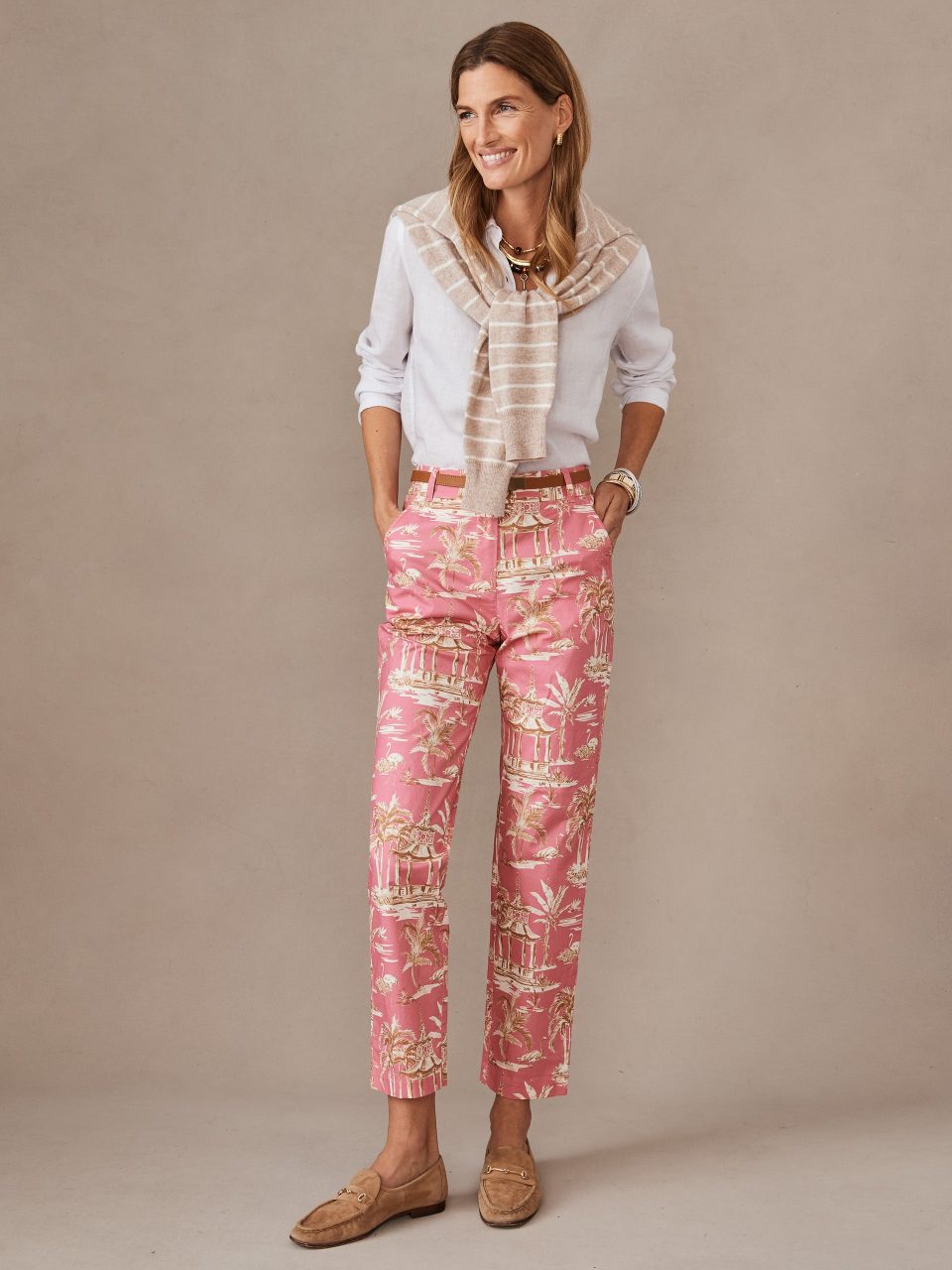 Avery Pants in Parisian Pergola