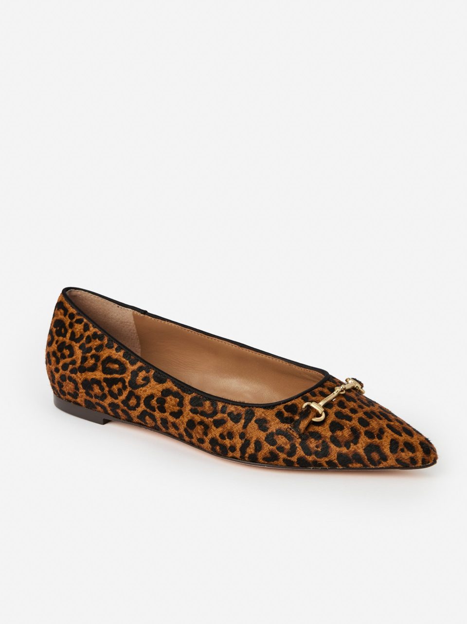 Ayelet Pony Hair Flats in Leopard