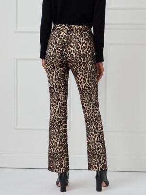 Dax Pants in Cheetah Jacquard