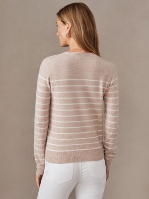 Colette Cashmere Sweater in Stripe