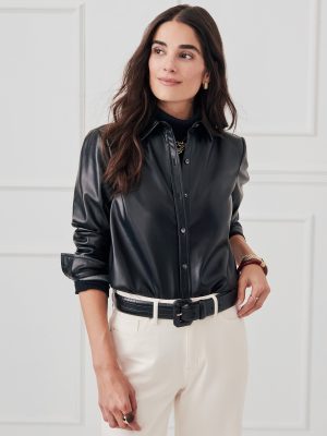 Denver Vegan Leather Shirt