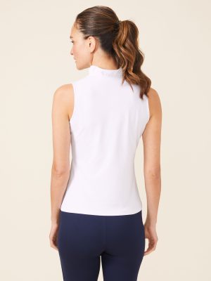 Durham Sleeveless Ruffle Top