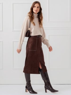 Finnian Faux Suede Skirt