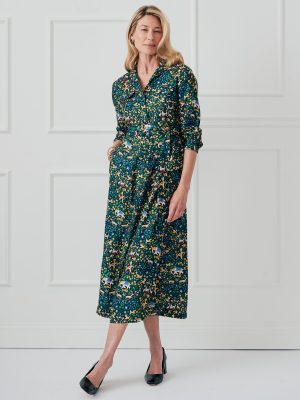 Freda Dress in Savanna Blooms
