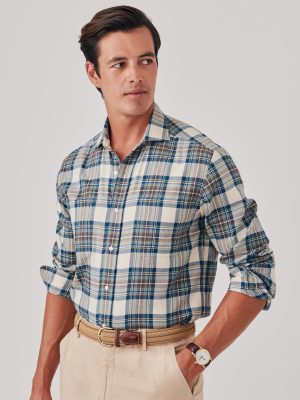 Glenmere Classic Fit Flannel Shirt in Plaid