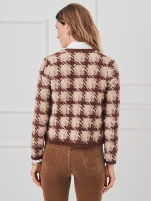 Inez Cardigan in Plaid