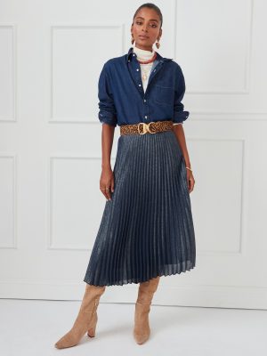 Laura Metallic Skirt
