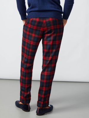 Lange Wool Pants in Tartan
