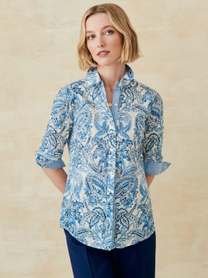 Lois Shirt in Paisley Flourish