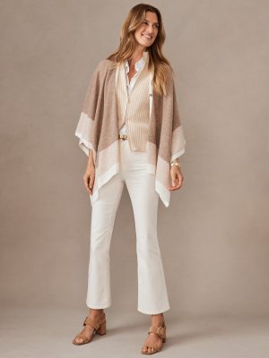 Naomi Cashmere Wrap in Color Block