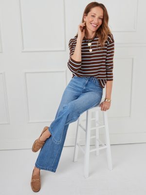 Nico Tee in Blazer Stripe