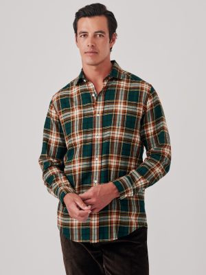 Glenmere Classic Fit Flannel Shirt in Plaid