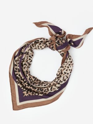 Sarita Cashmere & Silk Scarf in Cheetah Corner