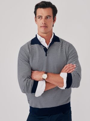 Savona Polo Sweater in Stripe