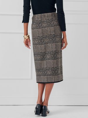 Suzette Skirt in Glen Plaid