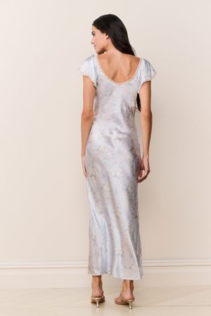 Eline Silk Floral Maxi Dress