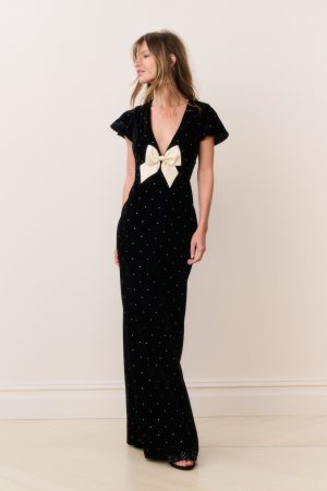 Melora Velvet Maxi Dress