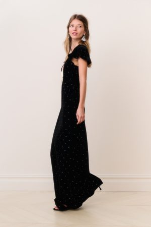Melora Velvet Maxi Dress