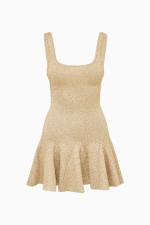 Sarajane Sequin Stretch Knit Mini Dress