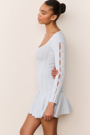 Seychelle Ribbed Pointelle Mini Dress