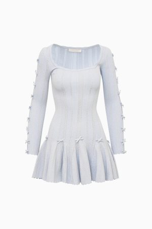 Seychelle Ribbed Pointelle Mini Dress