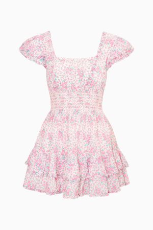 Re-Edition Stanton Floral Cotton Mini Dress
