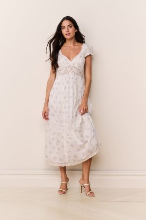 Suvi Floral Cotton Midi Dress