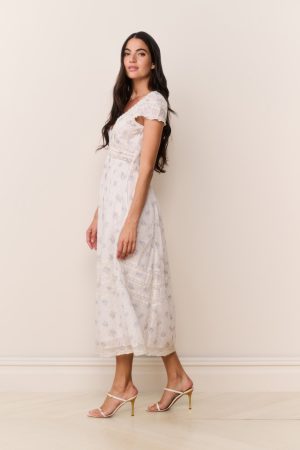 Suvi Floral Cotton Midi Dress